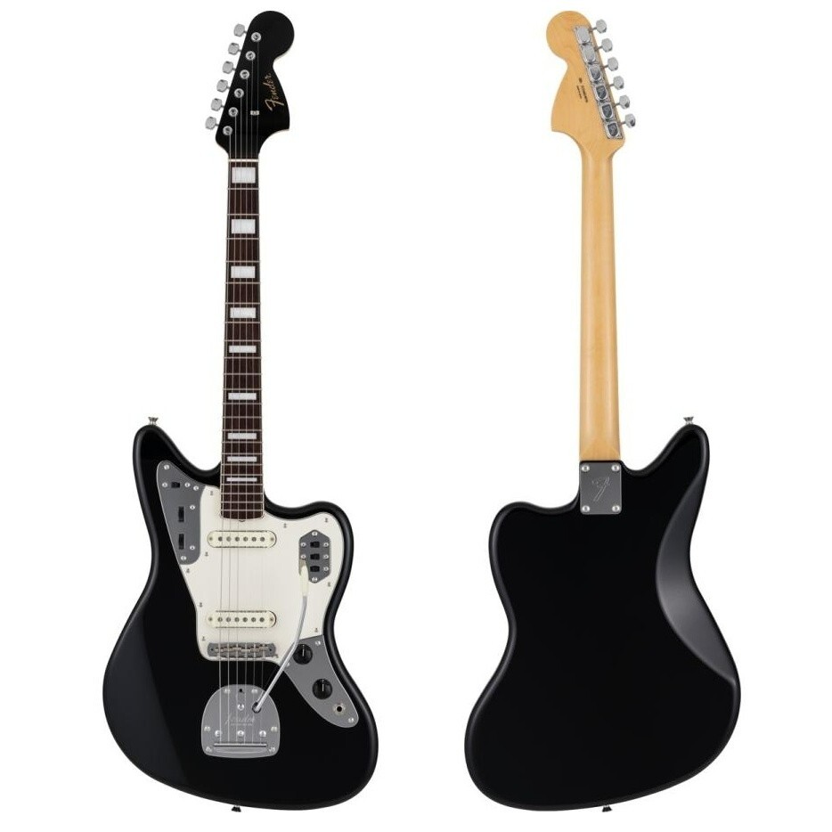 Fender Made in Japan Traditional Late 60s Jaguar Black Electric