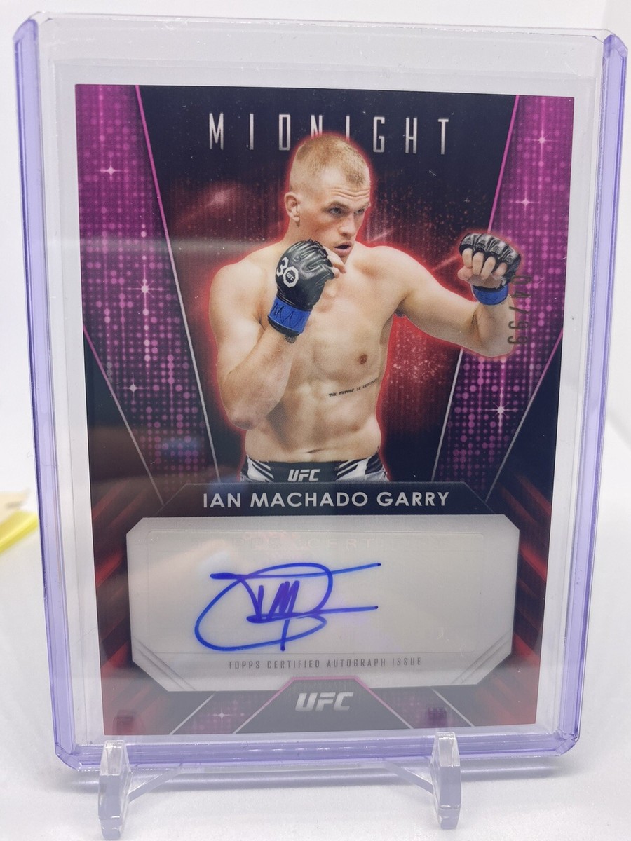 2024 Topps UFC Midnight Ian Machado Garry Glimmer Graphs Auto /99