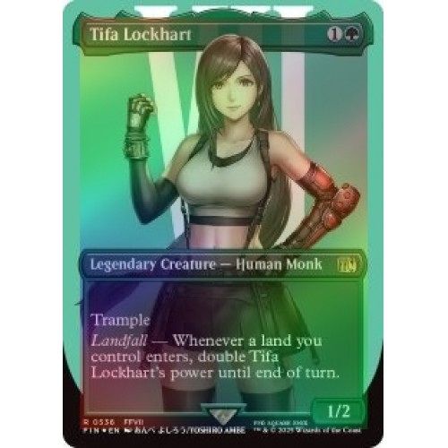 FOIL TIFA LOCKHART (BORDERLESS) (SURGE FOIL) (536) Final Fantasy