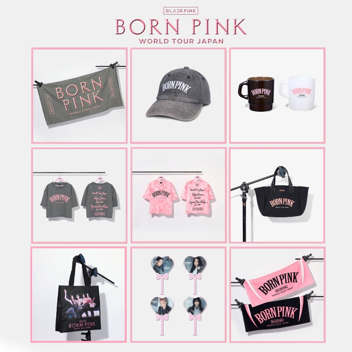 BLACKPINK 2023 WORLD TOUR BORN PINK JAPAN Officail GOODS MD | eBay