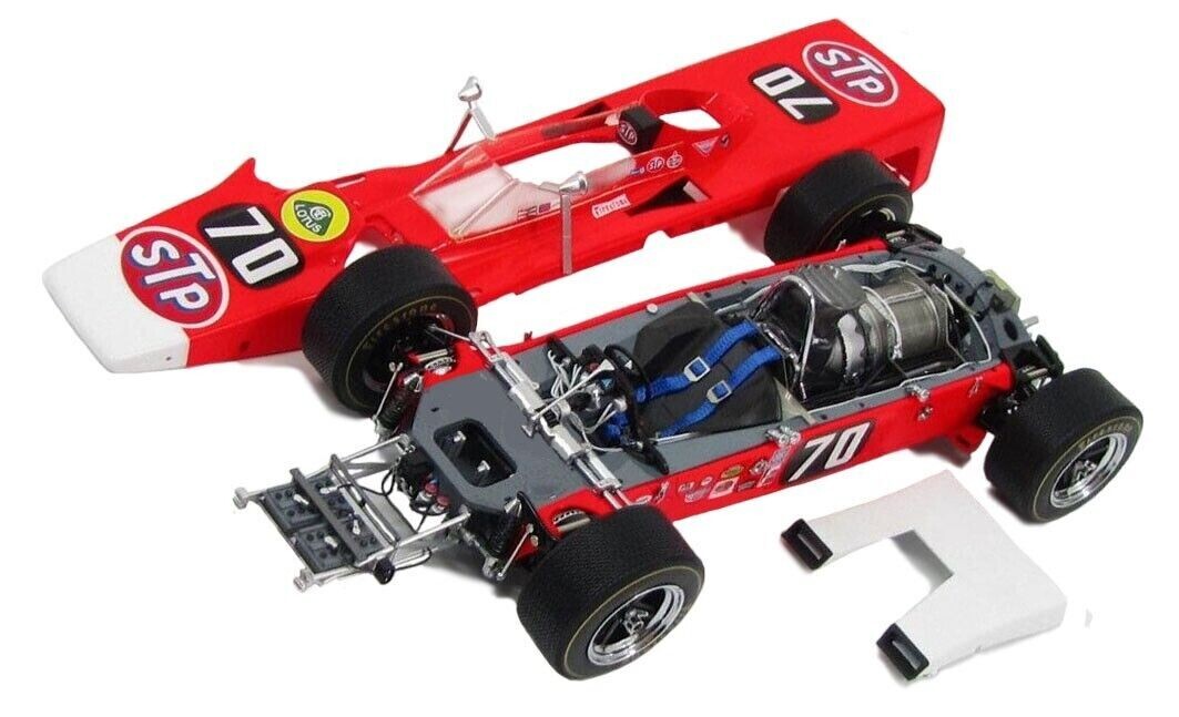 RARE GRAHAM HILL 70 LOTUS 56 STP TURBINE 1:18 RACE CAR 1968 INDY
