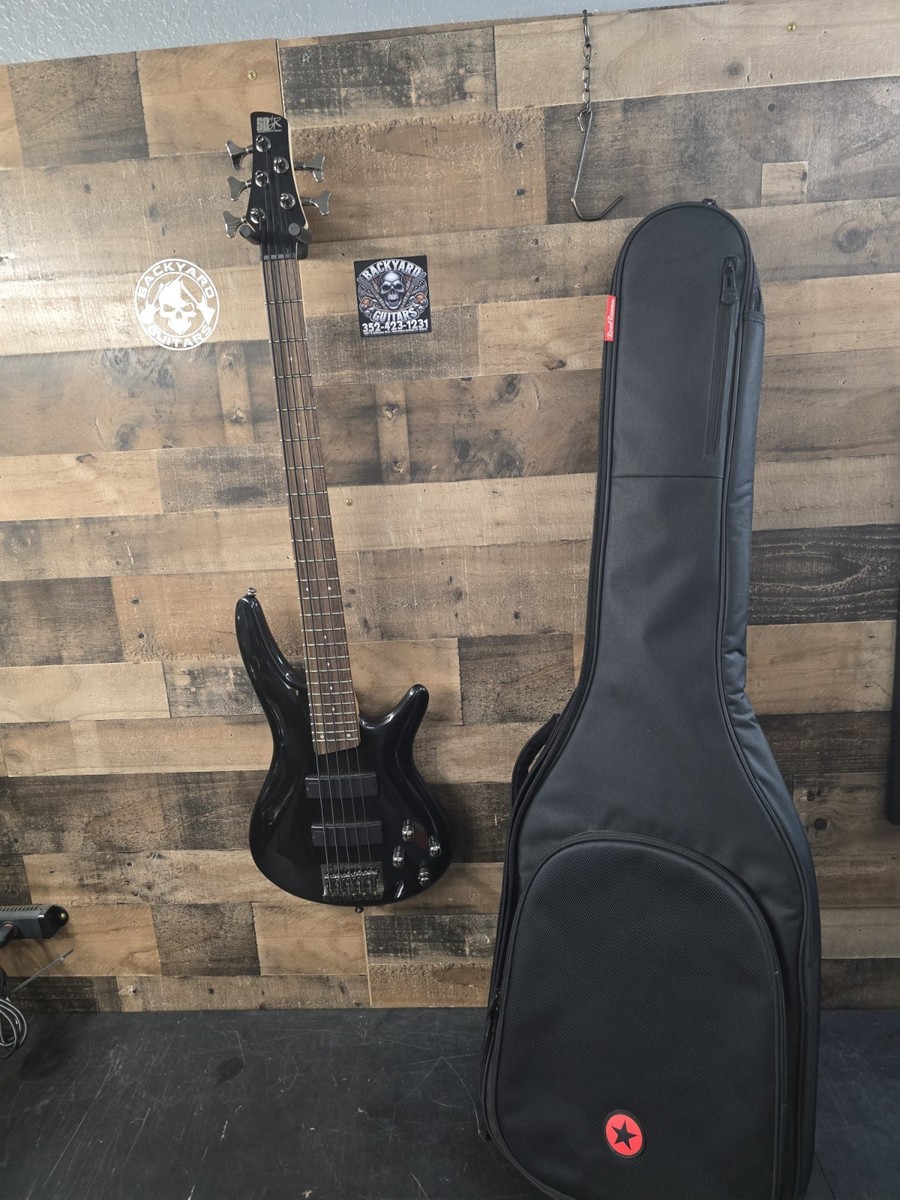 Ibanez SR305 5-String Bass Guitar, Black Sparkle. With Bag | eBay