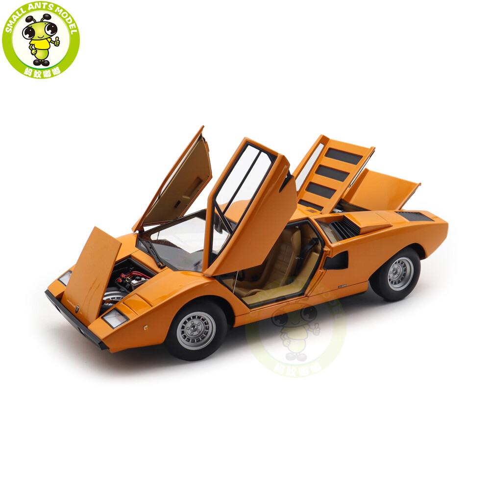 1/18 Lamborghini Countach LP400 AUTOart 74647 Orange Diecast Model