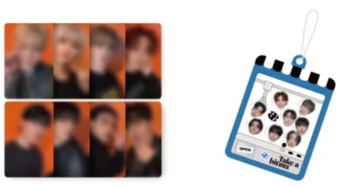 ATEEZ LUCKYDRAW PHOTOCARD Wonderwall Edition TAKE BITEEZ Acrylic