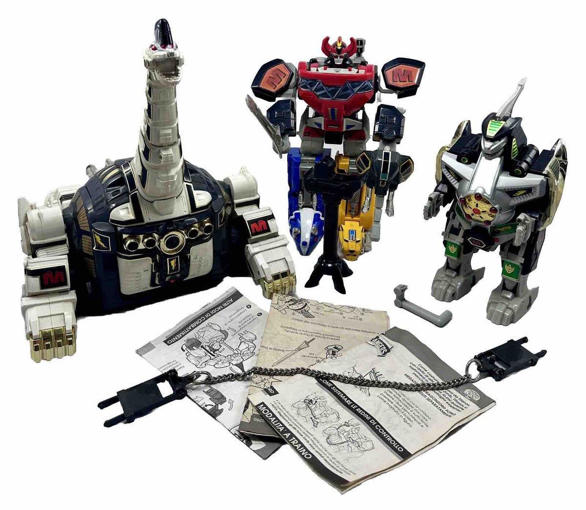 DELUXE ULTRAZORD MEGAZORD DRAGONZORD TITANOS POWER RANGERS BANDAI