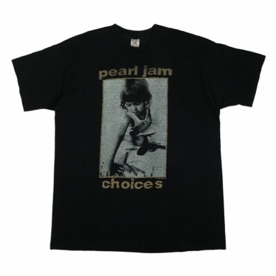 Vintage Pearl Jam Shirt Choices 1992 Guns Crayons Concert Tour 90s