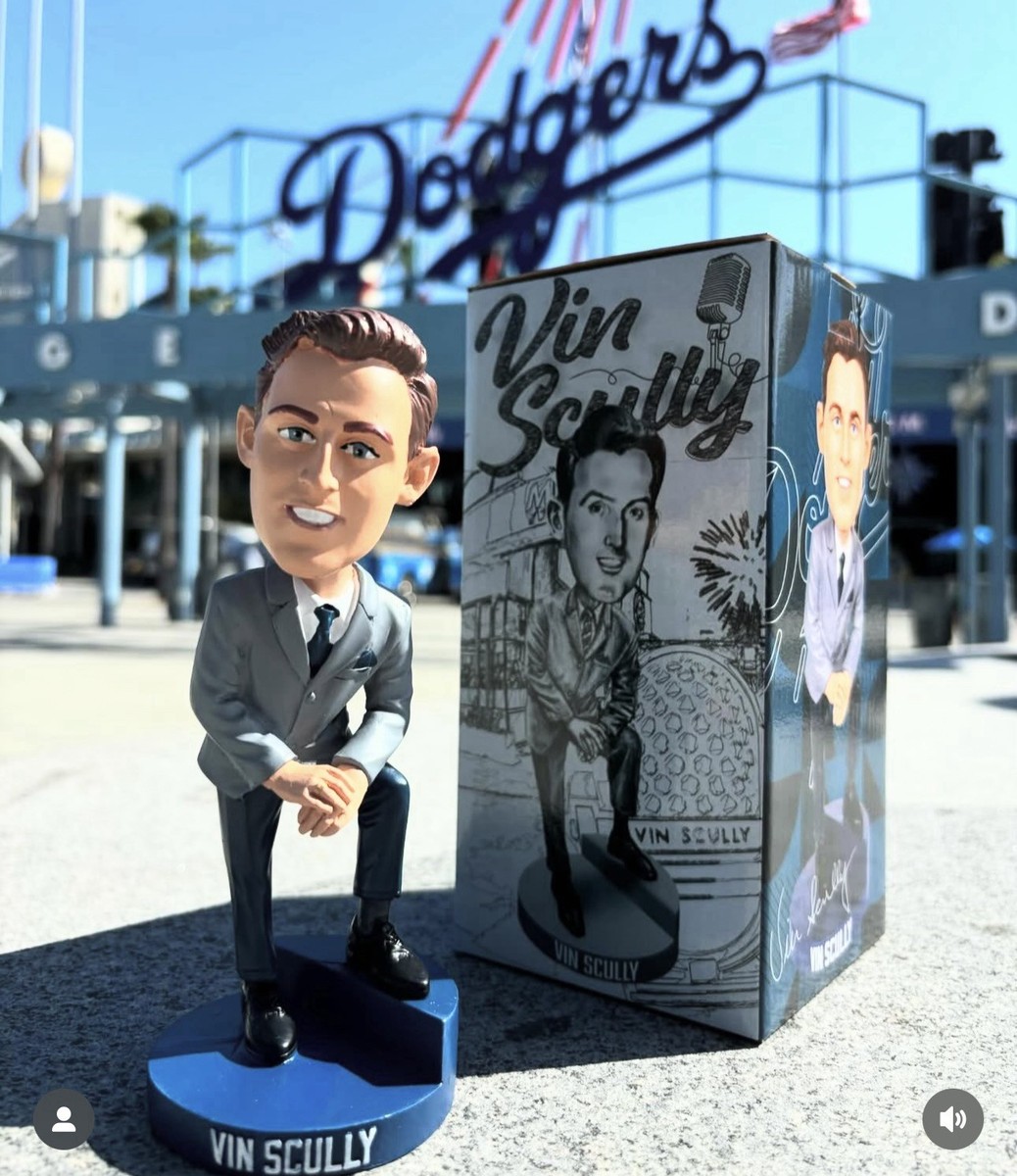 Los Angeles Dodgers Vin Scully SGA 5/19/25 Bobblehead. Sealed 1