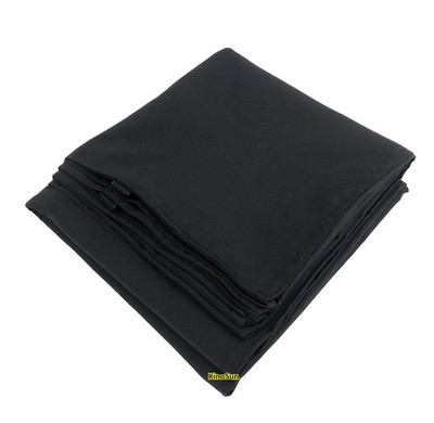 4x4' Floppy Cutter Flag Black Fabric Cloth only 48x48
