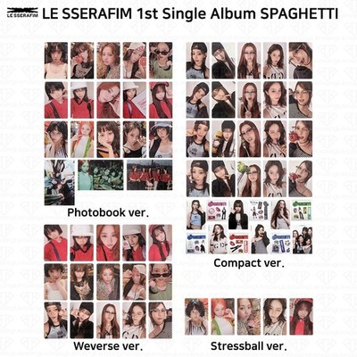 LE SSERAFIM 1st Single Album SPAGHETTI Official Photocard SAKURA