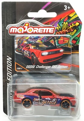 Majorette Dodge Challenger SRT Demon Series 11 Graffiti Red 1:66 3