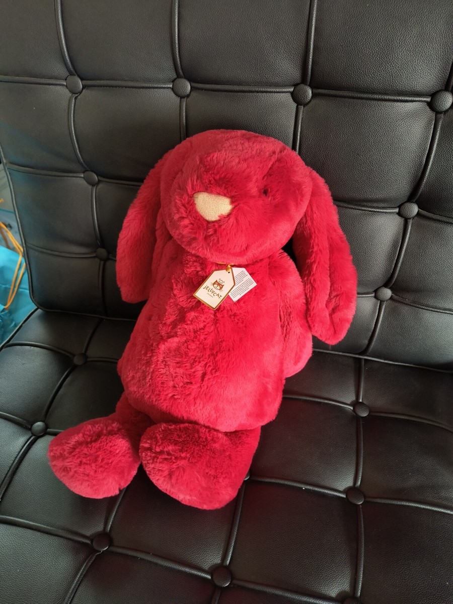 Luxe Bunny Scarlett 赤うさぎ ぬいぐるみM Bashful Luxe Bunny