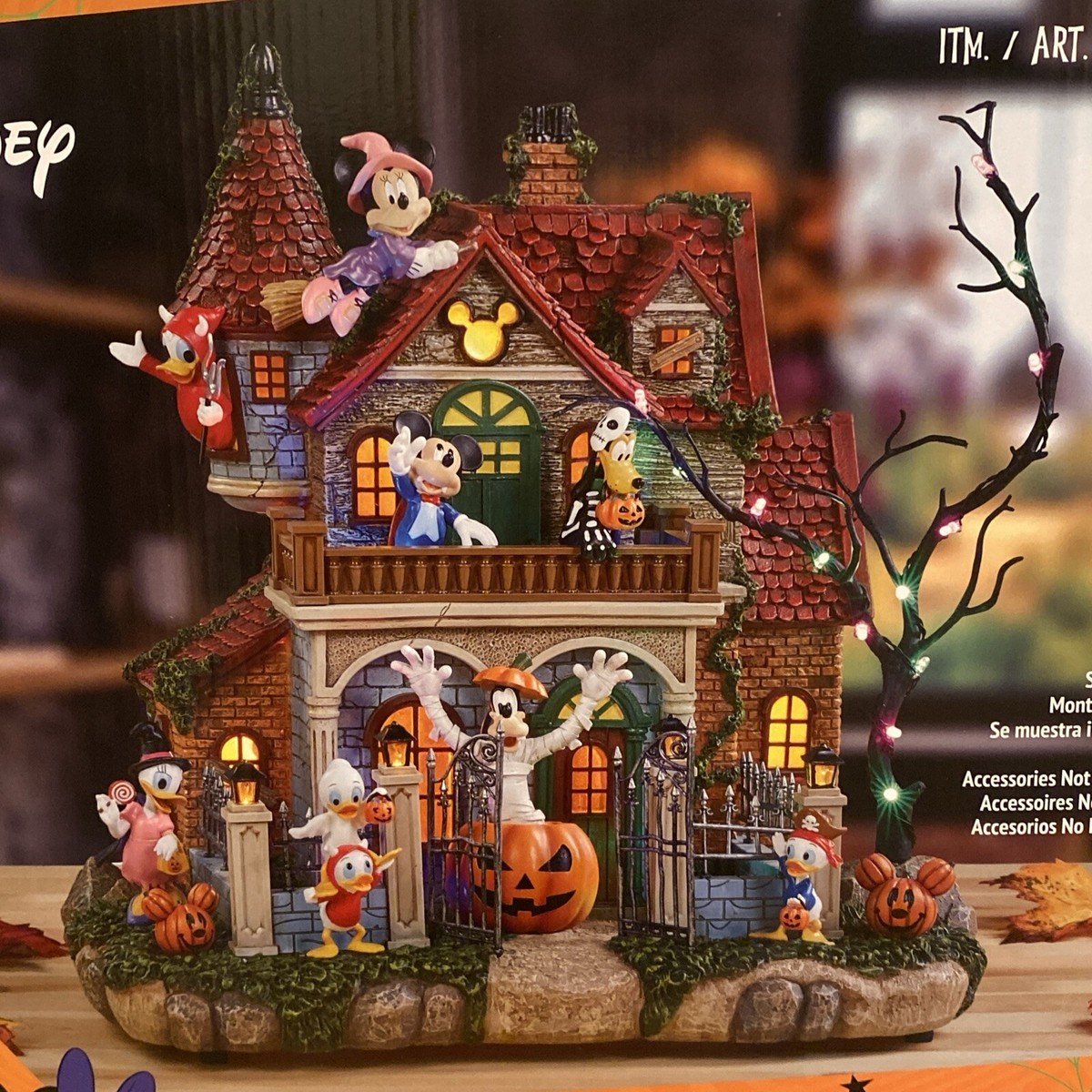 Disney Halloween Party House With Lights And Music Mickey Mouse