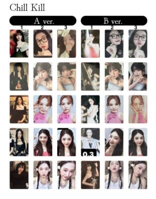 RED VELVET CHILL KILL TRADING CARD RANDOM PACK PHOTOCARD OFFICIAL