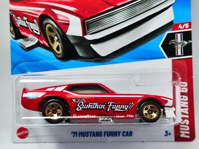 Hot Wheels NEW Case H 2025 '71 Mustang Funny Car (Promo Combine
