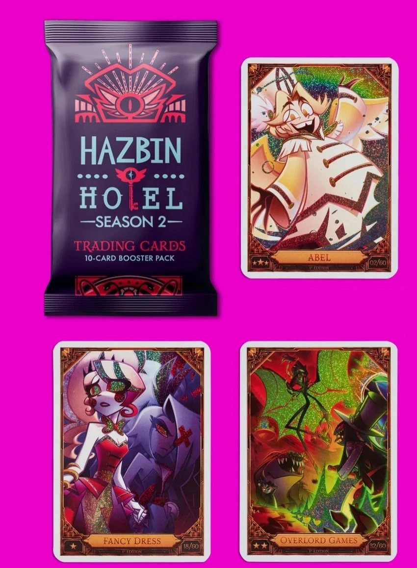 Hazbin Hotel Season 2 Trading Cards Booster Packs 1st Edition