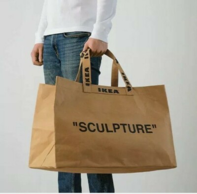 IKEA x Virgil Abloh MARKERAD Carrier Bag LARGE 79L - *New with