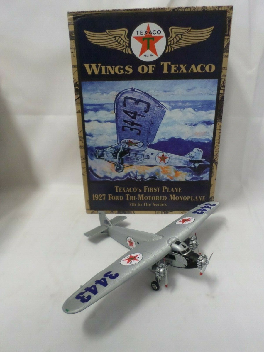 NEW Ertl Wings of Texaco 1927 Ford Tri-Motored Monoplane Bank Die