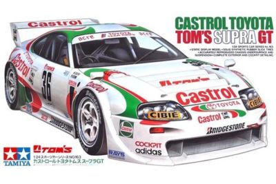 TAMIYA 24163 Castrol Toyota Tom's Supra GT 1:24 Car Model Kit