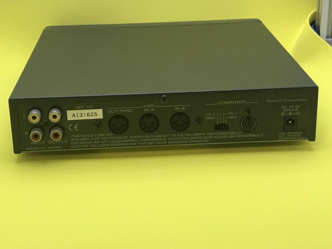 Roland SC-88VL Sound Canvas GS MIDI Sound Module Used with Adapter