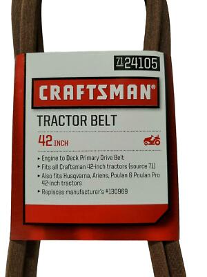 Craftsman 130969 42 inch Lawn Tractor Belt for sale online | eBay