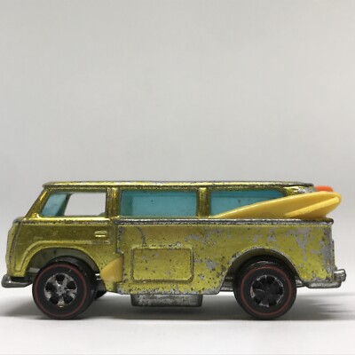 Hot Wheels Redline Volkswagen Beach Bomb 1969 Rare Yellow White