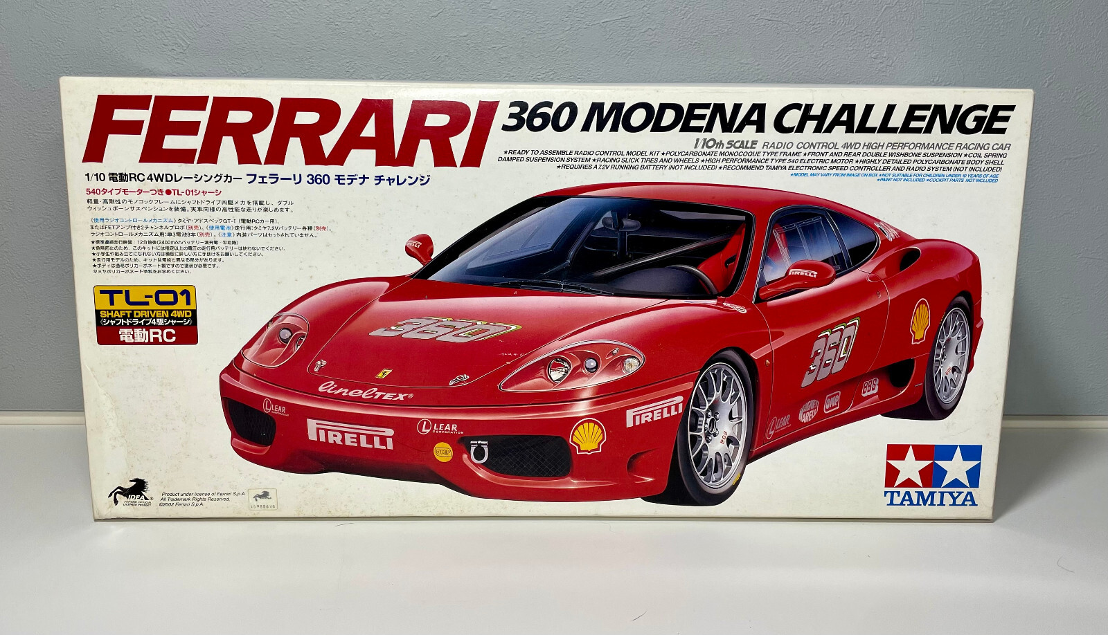TAMIYA Ferrari 360 未組立 TAMIYA Ferrari 360 Modena Challenge 未
