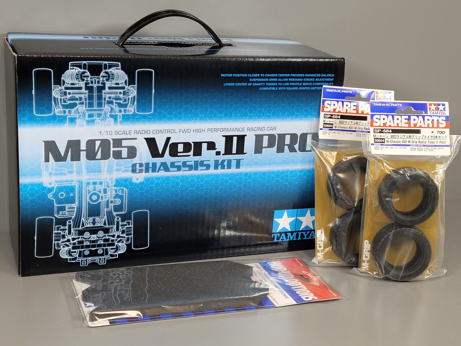 Tamiya 58593 1/10 R/C M-05 Ver.II PRO Chassis Kit M05-V2 FWD Car +