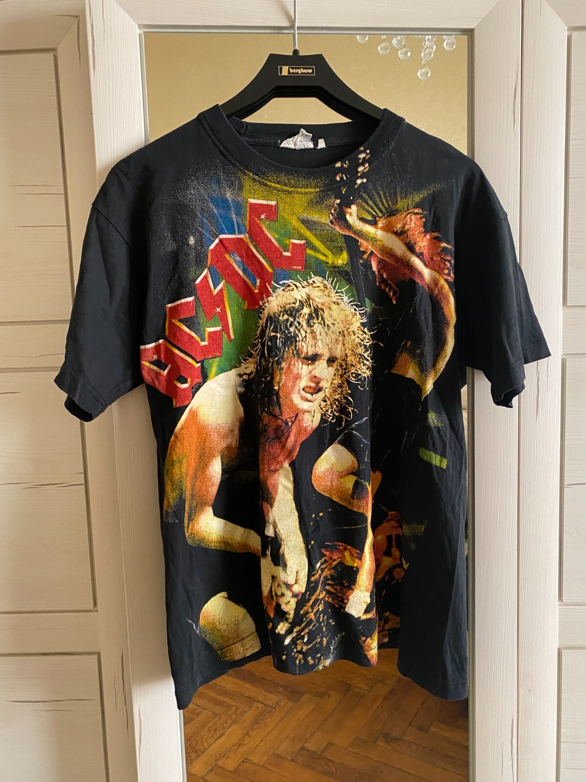 AC/DC Vintage 90s' All Over Print Rare T-Shirt Size M | eBay