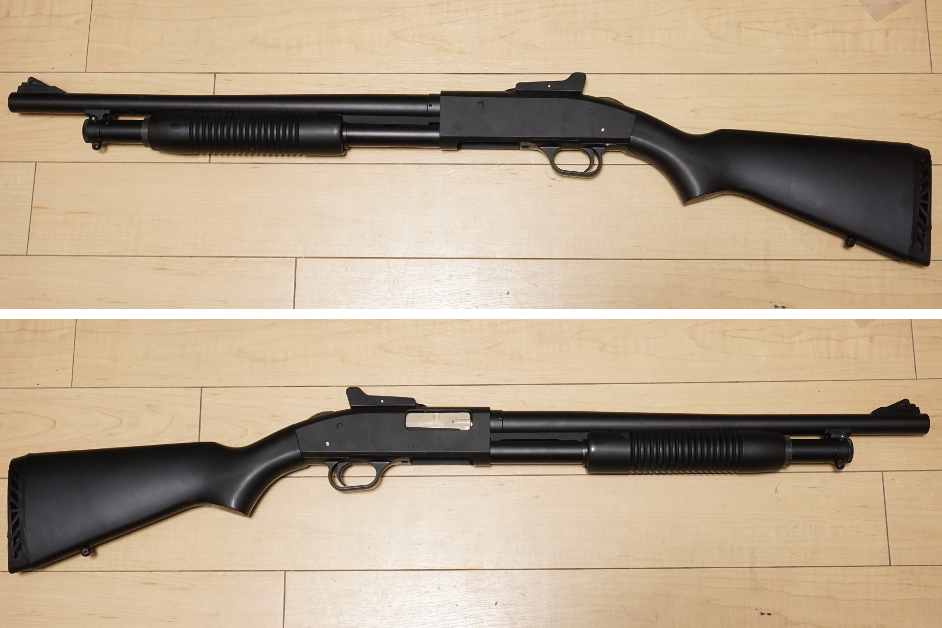 マルシンコピーの5発同時発射 ガスショットガン、TERCEL モスバーグ