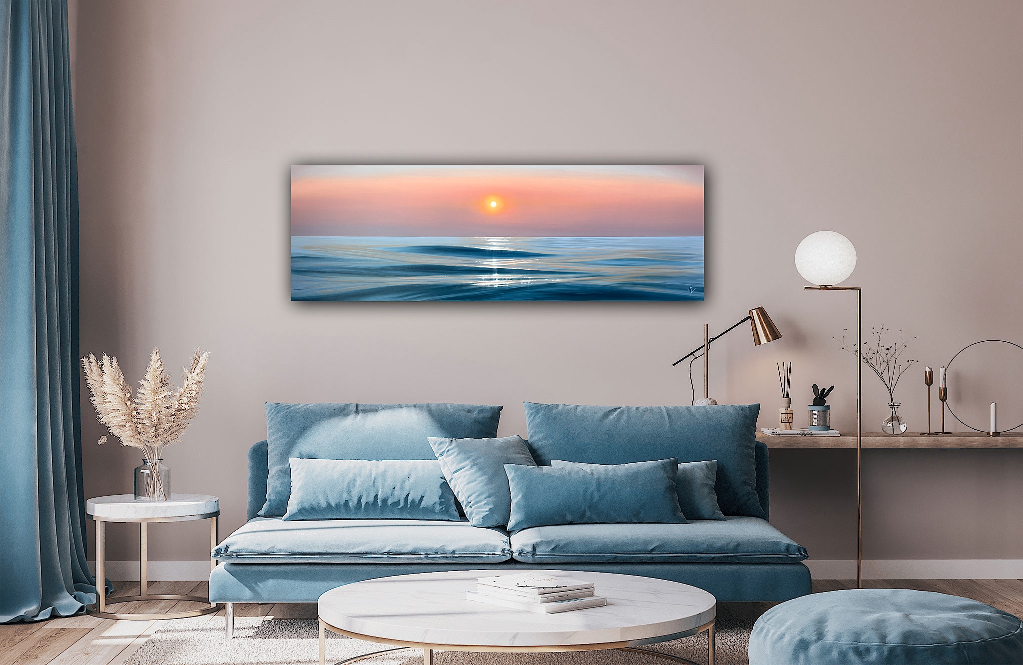 置物 Sunset Aglow 置物 Sunset Aglow Aglow - Original Ocean Sunset