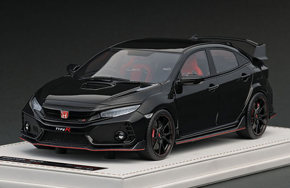 TK-MH001BK 1/18 HONDA 2017 CIVIC TYPE R Gloss Black | LINE UP