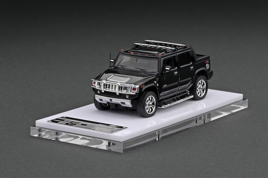 TK-MH6403BMB 1/64 2008 Hummer H2 SUT Metallic Black | LINE UP