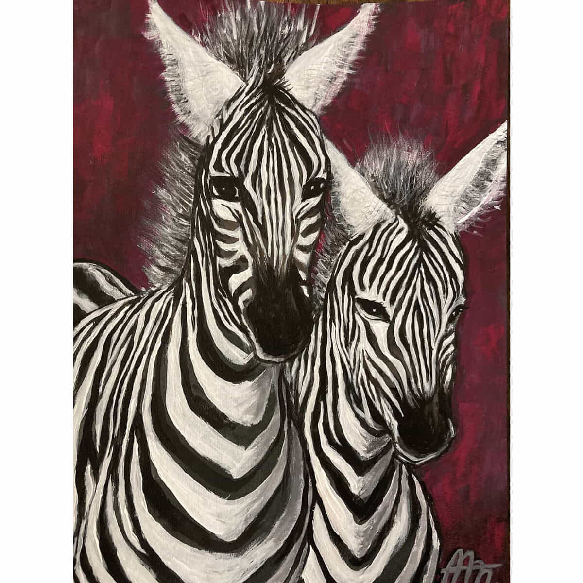 シマウマ by 布川 雅子｜現代アート 絵画販売（通販）- イニシャル
