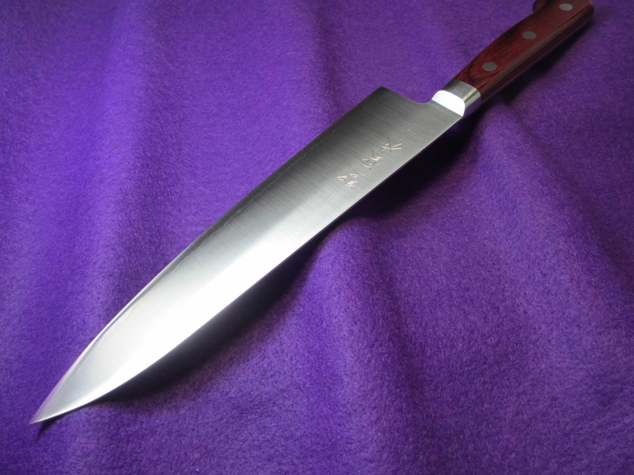 NO，21 聖雲作 粉末ハイス 210mm 牛刀 口金付WR柄 | 商品一覧