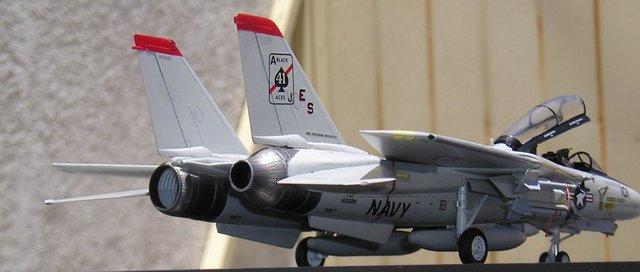 Fujimi F-14A Tomcat 1/7nd, VF-41 Black Aces - 1/72 F-14 - iModeler