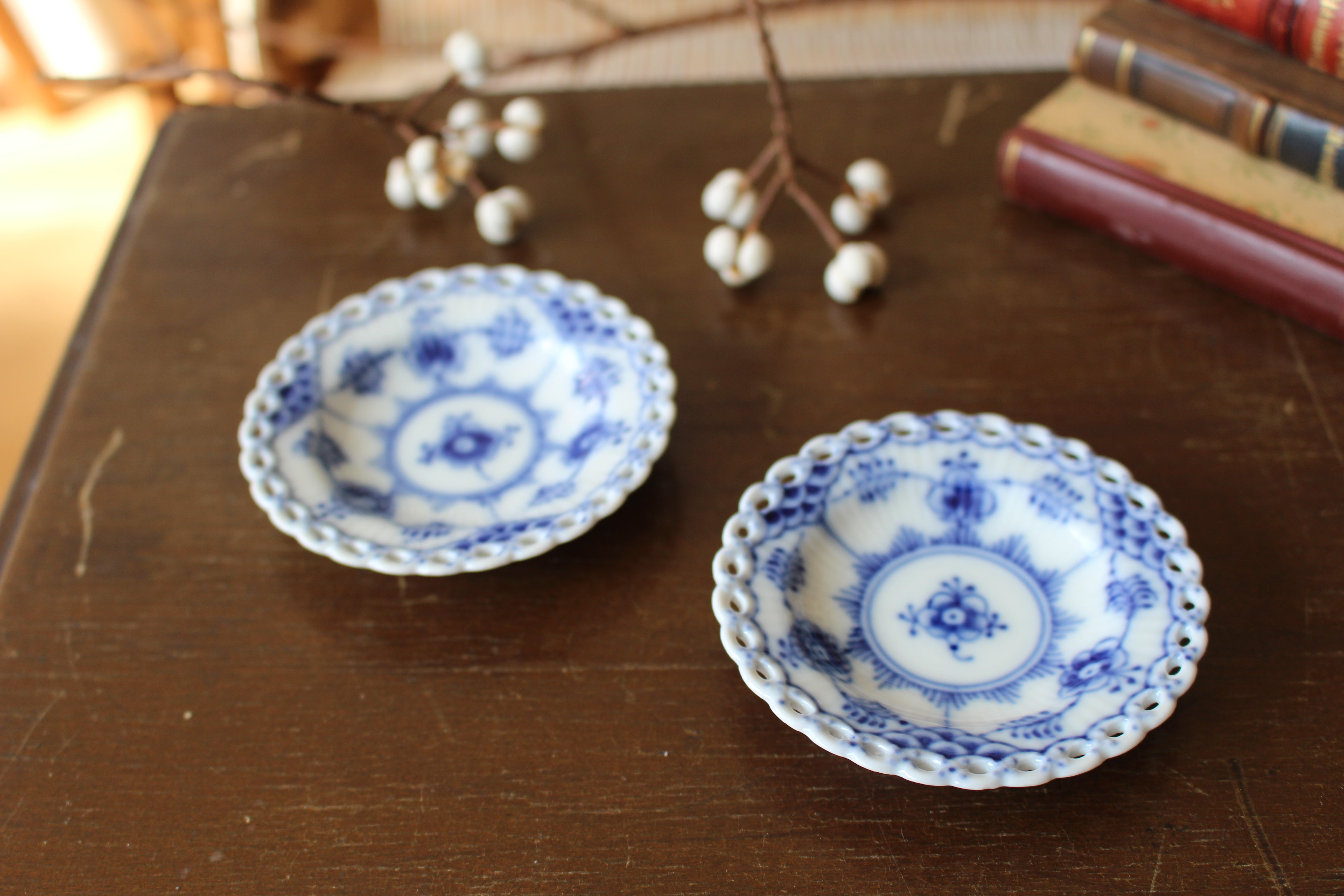 ロイヤルコペンハーゲン/ブルーフルーテッド/フルレース 豆皿・バター