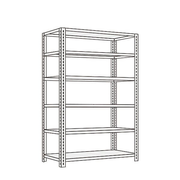 送料無料】 SHR3116P | サカエ ショップラック 6段 陳列棚 業務用 80kg