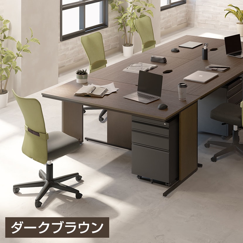 送料無料】 オフィスデスク 片袖机 幅1200×奥行700×高さ700mm 配線