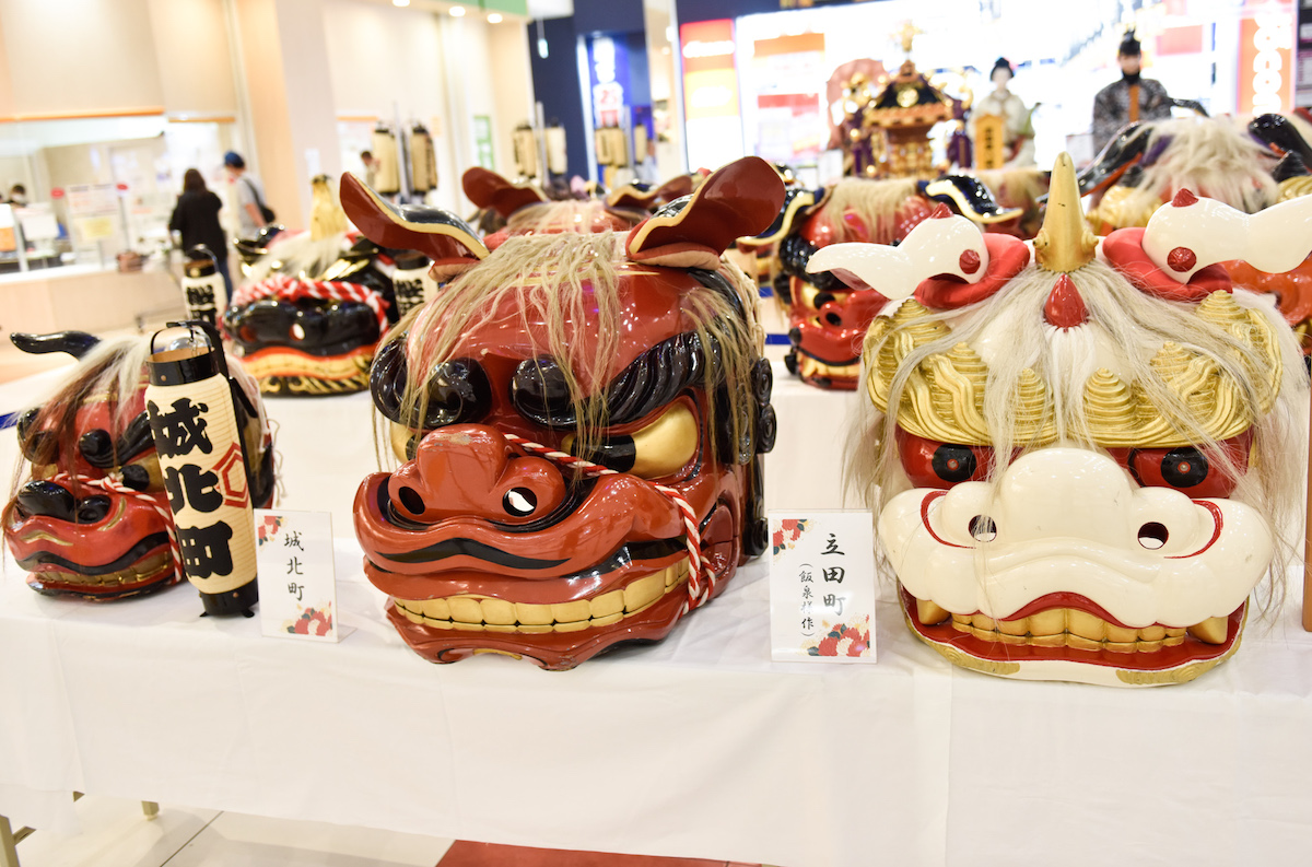 イオンモール土浦に獅子頭が勢ぞろい？地域の獅子舞文化を身近に学ぶ