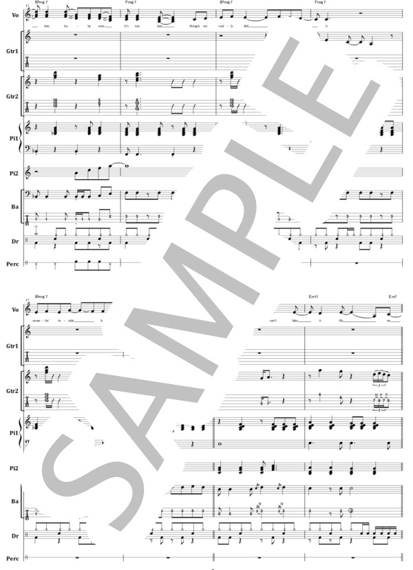 楽譜】CAROLE KING / IT'S TOO LATE バンド・スコア 楽譜 / キャロル