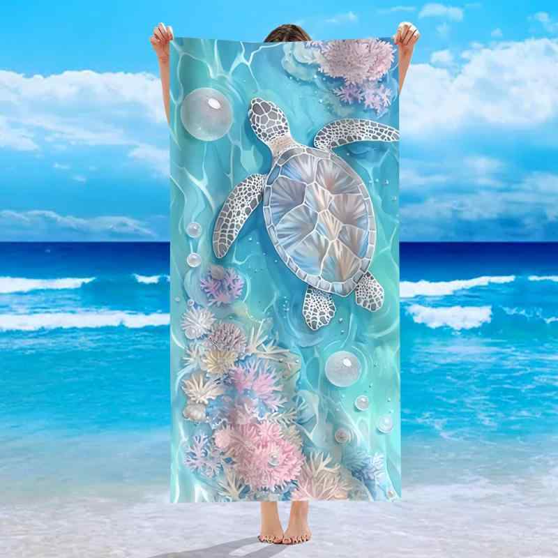 楽天市場】ビーチタオル 大判 マイクロファイバー 吸水速乾 肌触り抜群