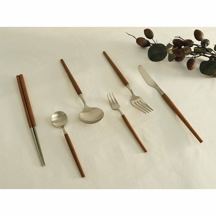 楽天市場】シャルメ カトラリー スプーン フォーク ナイフ 箸 セット
