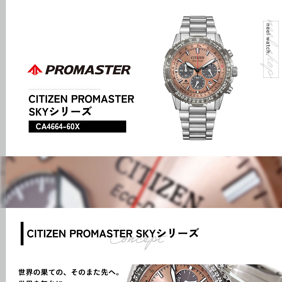 シチズン プロマスター スカイ CITIZEN PROMASTER SKY エコドライブ