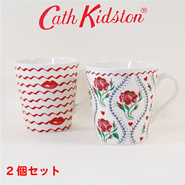 楽天市場】キャスキッドソン 正規品 Cath Kidston マグカップ2柄セット