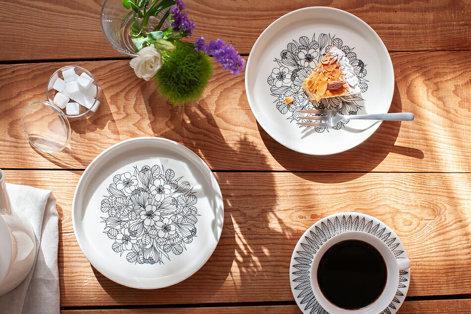 楽天市場】クロッカス／Krokus プレート 19cm ブラック（アラビア