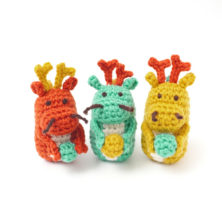 楽天市場】編み物キット 干支のあみぐるみ 辰 2024 干支 あみぐるみ