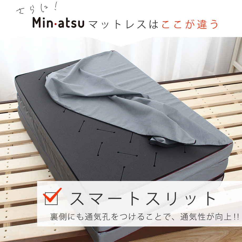 眠圧 Min・atsu マットレス 西川 レギュラー | じぶんまくら公式