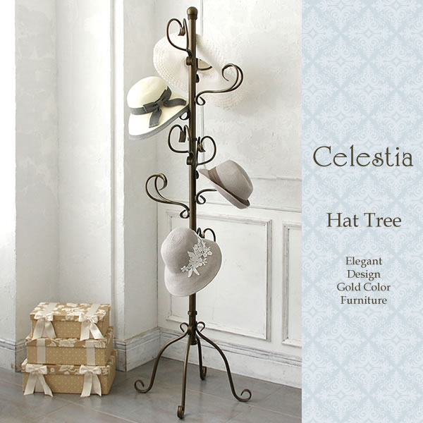 楽天市場】ハットツリー Celestia セレスティア ラック 帽子ハンガー