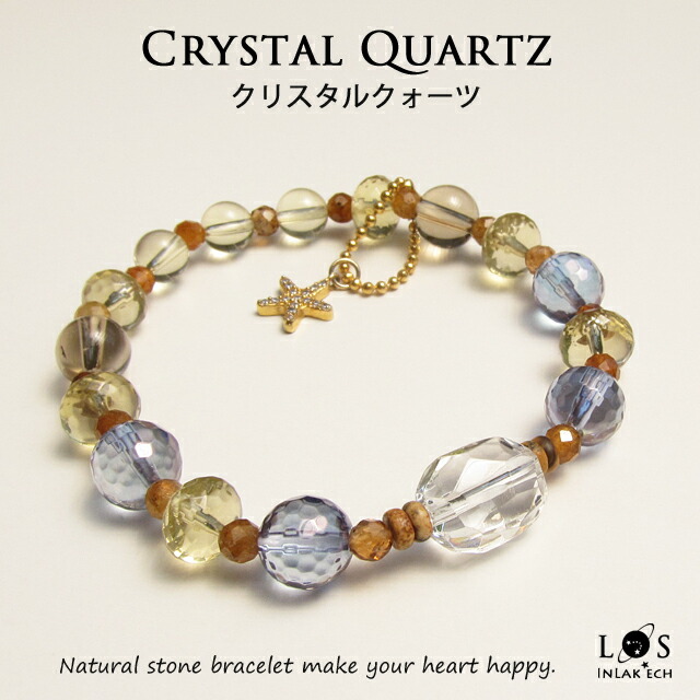 楽天市場】【水晶ブレスレット】新作 パワーストーン ブレスレット