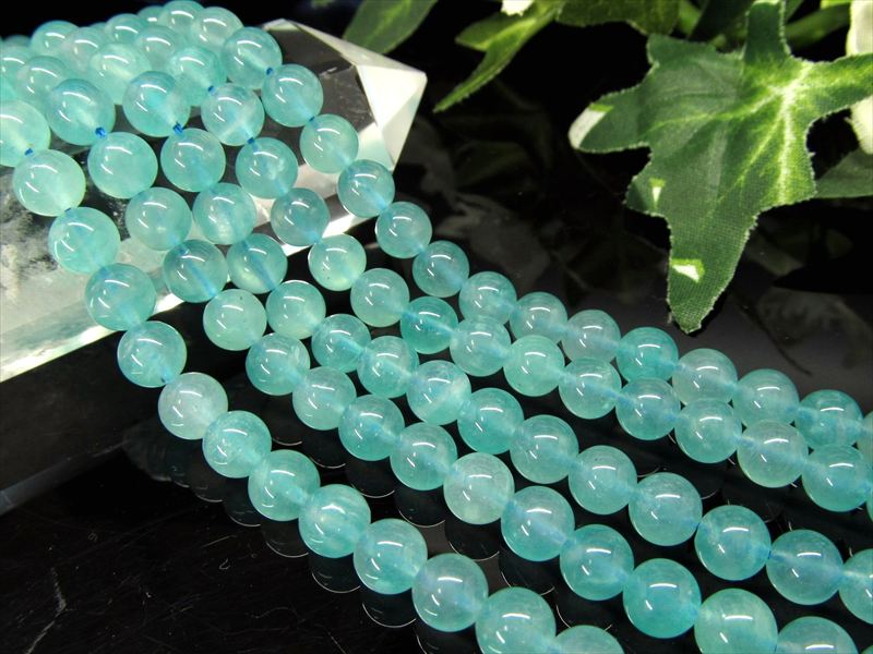 6mm珠 クリア アマゾナイト 一連 約38-40cm 激安入荷 希少 透明感抜群
